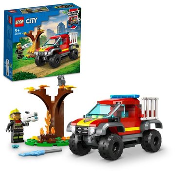 Конструктор LEGO City Fire Пожарно-спасательный внедорожник (60393) 60393 фото