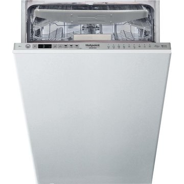 Посудомоечная машина Hotpoint встраиваемая, 10компл., A++, 45см, дисплей, 3й корзина, белая HSIO3O23WFE фото