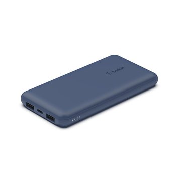 Акумулятор портативний літій-іонний Power Bank Belkin 10000мА·год, 15Вт, 2хUSB-A/USB-C, блакитний - Уцінка BPB011BTBL фото