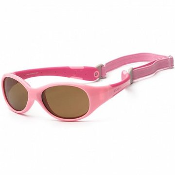 Дитячі сонцезахисні окуляри Koolsun рожеві серії Flex (Розмір: 3+) - Уцінка KS-FLPS003 фото