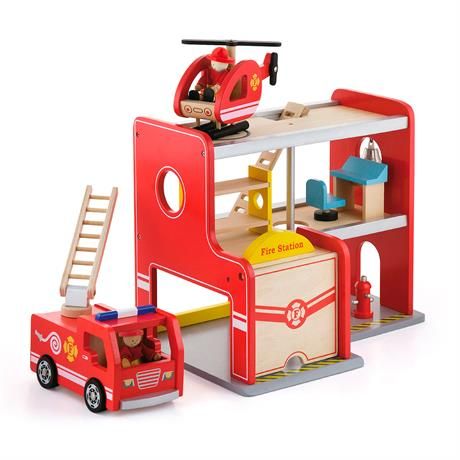 Деревянный игровой набор Viga Toys Пожарная станция (50828) 50828 фото