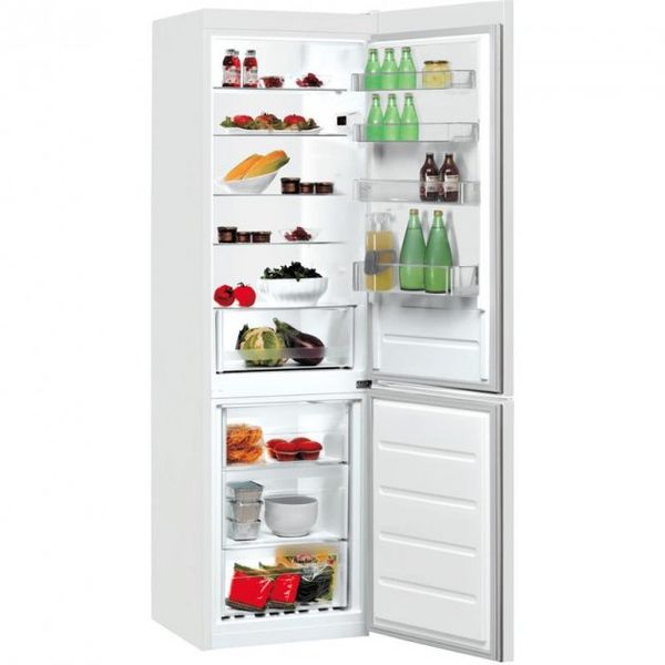 Холодильник Indesit з нижн. мороз., 200x60х66, холод.відд.-258л, мороз.відд.-111л, 2дв., А+, ST, білий (LI9S1EW) LI9S1EW фото