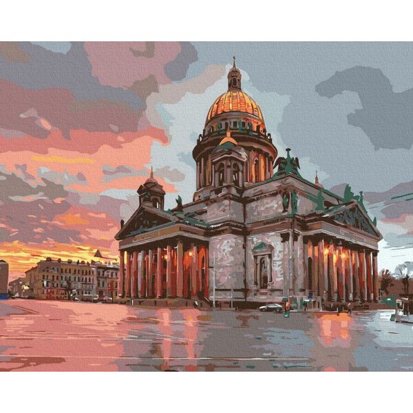 Картина по номерам "Петербургский собор" Brushme 40х50 см (GX7966) GX7966 фото