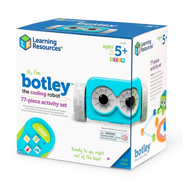 Ігровий STEM-набір LEARNING RESOURCES - РОБОТ BOTLEY (іграшка-робот, що програмується;пульт,аксес.) (LER2935) LER2935 фото