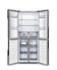 Холодильник SBS Gorenje, 182х64х80см, 4 двері, 265( 129)л, А+, ST, Інвертор , Зона св-ті, Внутр. Диспл, Нерж (NRM8181MX)