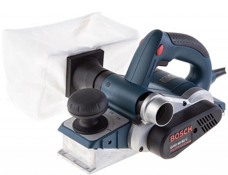 Рубанок Bosch GHO 40-82 C, 850Вт, 82мм, стругання до 4мм, 3.2кг 0.601.59A.760 фото