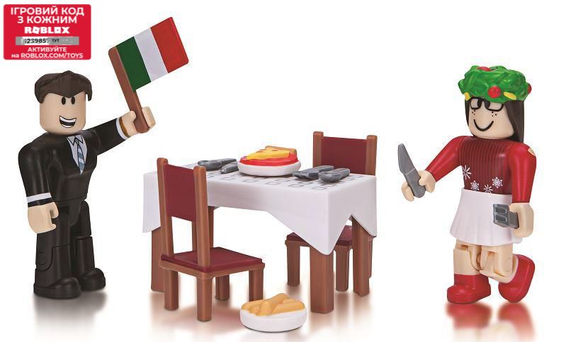 Игровая коллекционная фигурка Game Packs Soros Fine Italian Dining, набор 2 шт. Roblox (19846R) 19846R фото