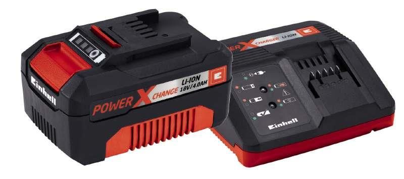 Набор аккумуляторов + зарядных устройств Einhell Starter Kit 18V 1х4.0Ah, PXC (4512042) 4512042 фото