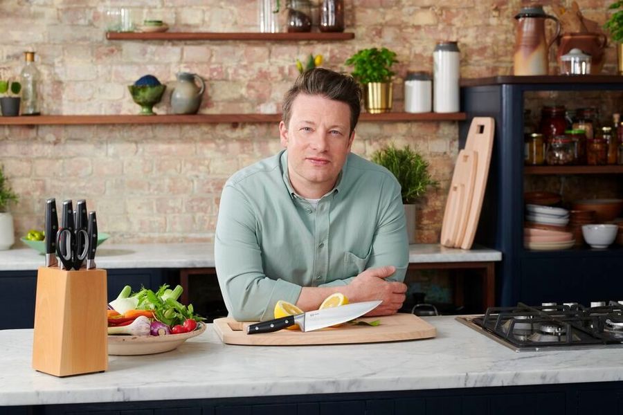 Ніж для нарізування Tefal Jamie Oliverr, довжина леза 20 см, нержавіюча сталь (K2670244) K2670244 фото