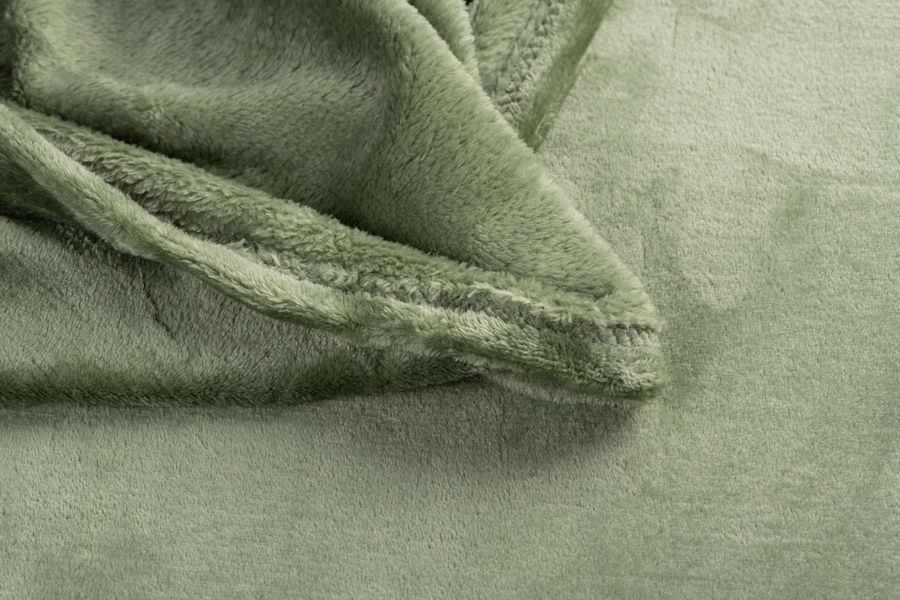 Плед Ardesto Flannel, 160х200см, 100% полиэстер, зеленый (ART0209SB) ART0209SB фото