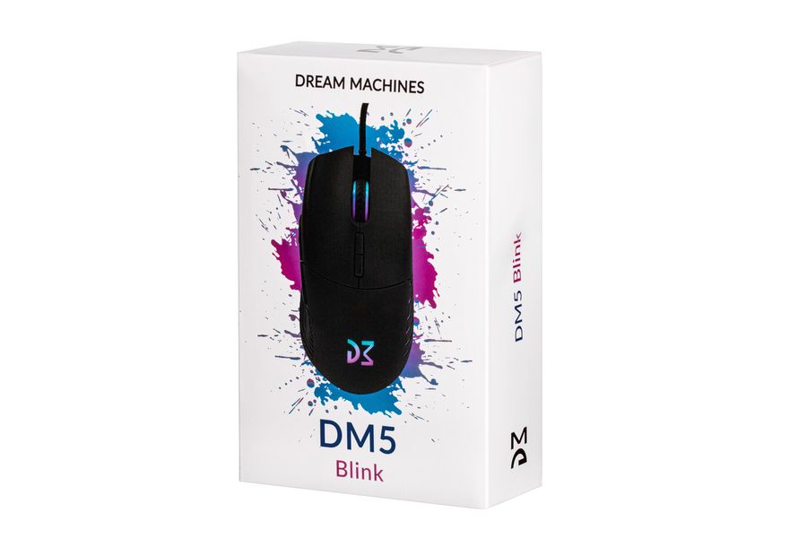 Миша ігрова Dream Machines DM5 Blink USB Black - Уцінка DM5_BLINK фото
