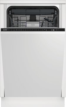 Посудомийна машина Beko вбудовувана, 11компл., A++, 45см, дисплей, 3й кошик, білий DIS28123 фото