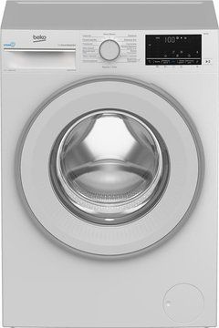 Пральна машина Beko фронтальна, 7кг, 1200, A+++, 49см, дисплей, SMART, ПАР, інв., білий (B3WFU5723W) B3WFU5723W фото