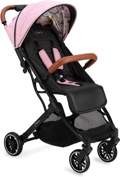 Прогулочная коляска MoMi ESTELLE LOVE (цвет – black – pink) (WOSP00004) WOSP00004 фото