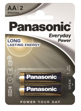 Батарейка Panasonic EVERYDAY POWER щелочная AA блистер, 2 шт. - Уцінка LR6REE/2BR фото