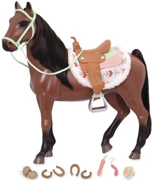 Ігрова фігура Our Generation Кінь Кавалло з аксесуарами, 50 см BD38031Z - Уцінка BD38031Z фото