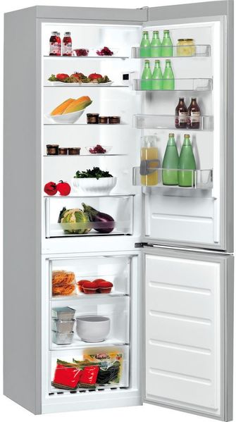Холодильник Indesit з нижн. мороз., 200x60х66, холод.відд.-258л, мороз.відд.-111л, 2дв., А+, ST, сріблястий (LI9S1ES) LI9S1ES фото