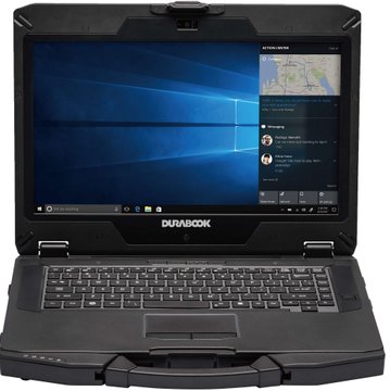 Ноутбук Durabook S14I 14" FHD AG, Intel i7-1165G7, 16GB, F512GB, NVD1050-2, LTE, Win10P (S4F2B3AE3BXE) S4F2B3AE3BXE фото