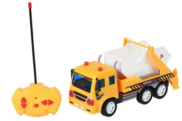 Машинка на р / у Same Toy CITY Вантажівка з контейнером жовтий F1606Ut - Уцінка F1606Ut фото