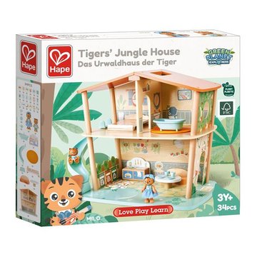 Ляльковий будинок Hape Тигри в джунглях дерев'яний (E3412) E3412 фото
