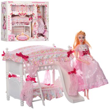 Меблі для ляльок 6951-A з ліжечком для ляльок 6951-A фото