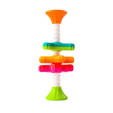 Пирамидка-спиннер тактильная Fat Brain Toys MiniSpinny (F134ML) F134ML фото