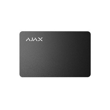 Картка Ajax Pass 10шт, Jeweler, безконтактна, чорний 000022787 фото