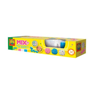 Незасихаюча маса для ліплення - МІКС (3 кольори, аксес., в пластикових баночках)