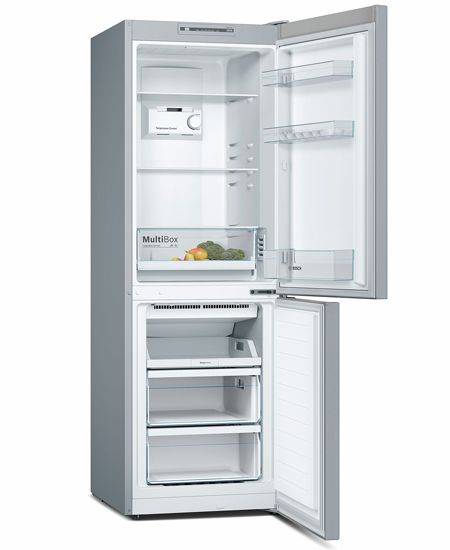 Холодильник Bosch з нижн. мороз., 176x60x65, xолод.відд.-192л, мороз.відд.-87л, 2дв., А++, NF, нерж (KGN33NL206) KGN33NL206 фото