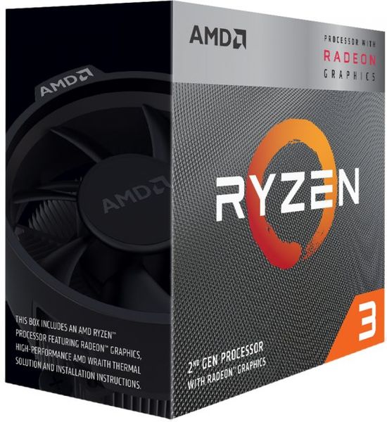 Центральный процессор AMD Ryzen 3 3200G 4C/4T 3.6/4.0GHz Boost 4Mb Radeon Vega 8 GPU Picasso AM4 65W Box (YD3200C5FHBOX) YD3200C5FHBOX фото