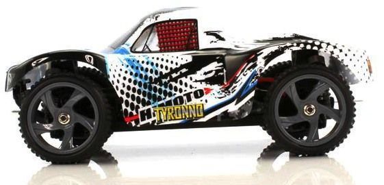 Радиоуправляемая модель раллийного шорт-корса 1:18 Himoto Tyronno E18SC Brushed (белый) (E18SCw) E18SCb фото