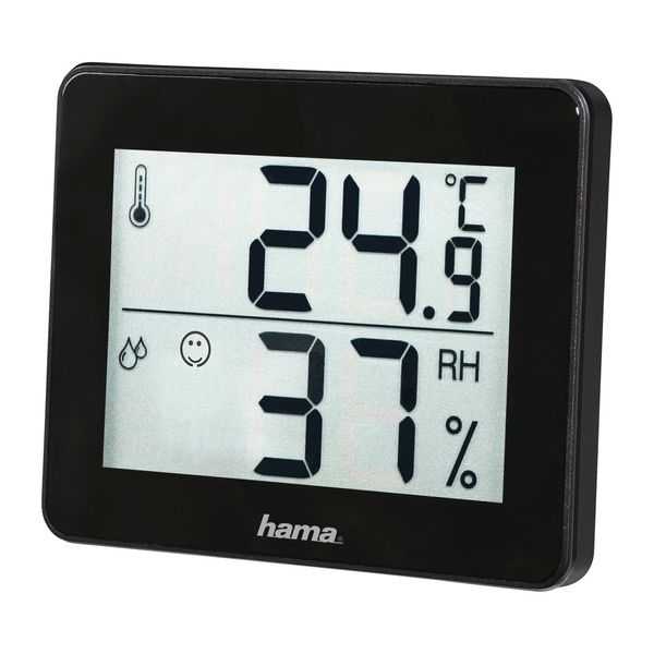 Термометр/гігрометр Hama TH-130 Black 00186361 фото