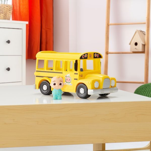 Игровой набор CoComelon Feature Vehicle Желтый Школьный Автобус со звуком (CMW0015) CMW0015 фото