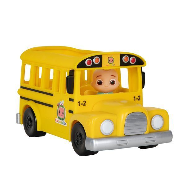 Игровой набор CoComelon Feature Vehicle Желтый Школьный Автобус со звуком (CMW0015) CMW0015 фото