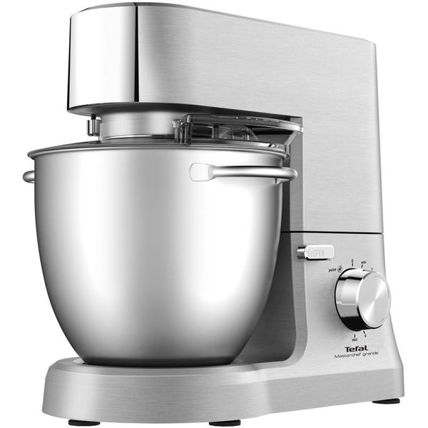 Кухонная машина Tefal Masterchef Grande, 1500Вт, чаша-металл, корпус-металл, насадок-6, металл - Уцінка QB813D38 фото