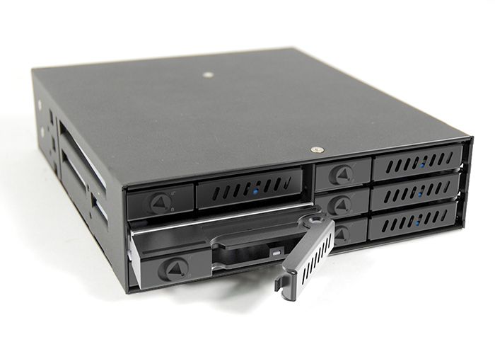 Відсік для накопичувача CHIEFTEC Backplane , 6x2.5" HDD/SSD, 1x5.25" EXT Slot, SATA, чорний (CMR-625) CMR-625 фото