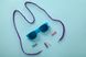 Дитячі сонцезахисні окуляри Koolsun неоново-блакитні серії Wave (Розмір: 3+) KS-WANB003 - Уцінка