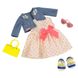 Набір одягу для ляльок Deluxe-Сукня з сердечками і жакетом Our Generation BD30246Z