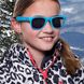 Дитячі сонцезахисні окуляри Koolsun неоново-блакитні серії Wave (Розмір: 3+) KS-WANB003 - Уцінка