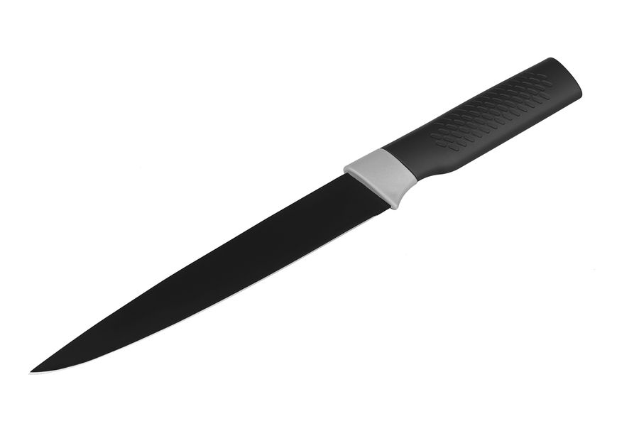 Кухонный нож слайсерный Ardesto Black Mars, 20 см, черный, нерж. сталь, пластик (AR2016SK) AR2016SK фото