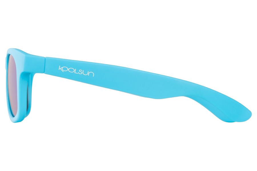 Детские солнцезащитные очки Koolsun неоново-голубые серии Wave (Размер: 3+) KS-WANB003 - Уцінка KS-WANB003 фото