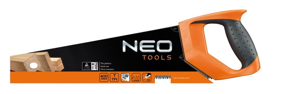 Ножівка по дереву Neo Tools, 400 мм, 7TPI (41-031) 41-031 фото