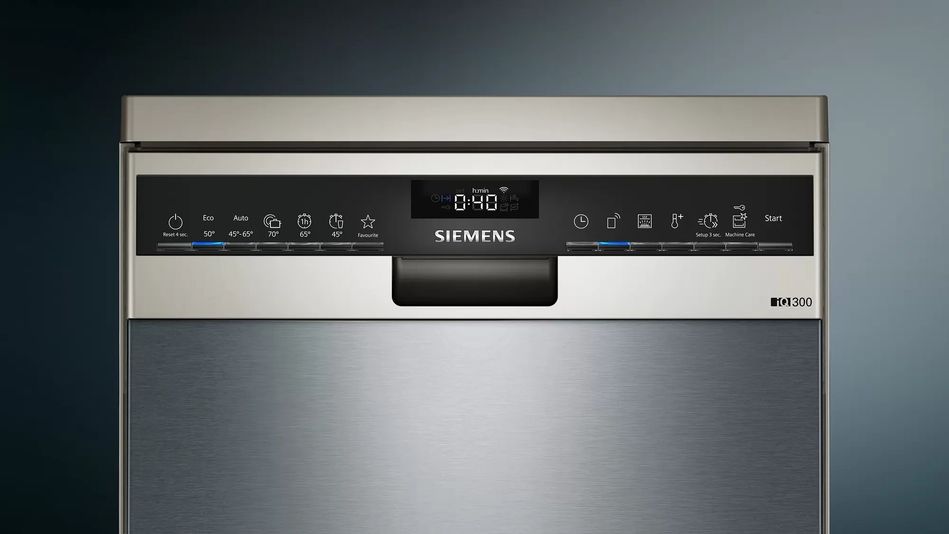 Посудомийна машина Siemens, 9компл., A+, 45см, дисплей, нерж (SR23HI48KE) SR23HI48KE фото