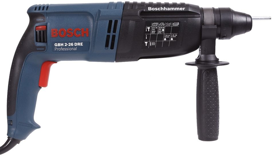 Перфоратор Bosch GBH 2-26 DRE, 800Вт, 2.7 Дж, 2.8 кг, L-кейс (0.611.253.708) 0.611.253.708 фото