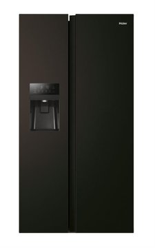 Холодильник Haier SBS, 177.5x90.8х65.9, холод.відд.-337л, мороз.відд.-167л, 2дв., А+, NF, інв., дисплей, льодогенератор, чорний HSR5918DIPB HSR5918DIPB фото