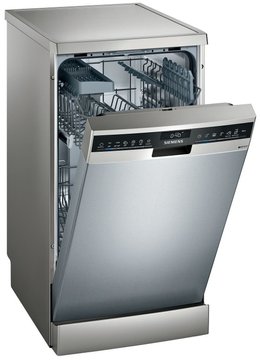 Посудомоечная машина Siemens, 9компл., A+, 45см, дисплей, нерж. SR23HI48KK фото