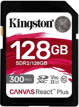 Карта пам'яті Kingston SD 128GB C10 UHS-II U3 R300/W260MB/s (SDR2/128GB) SDR2/128GB фото