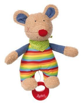 Мягкая музыкальная игрушка sigikid Мышка 23 см (41535SK) 41535SK фото