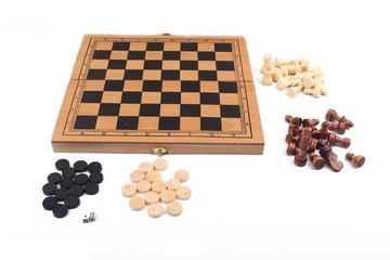 Деревянные Шахматы S3023 с шашками и нардами S3023 фото