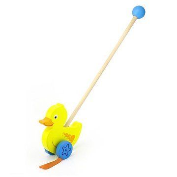 Деревянная каталка Viga Toys Утенок (50961) 50961 фото